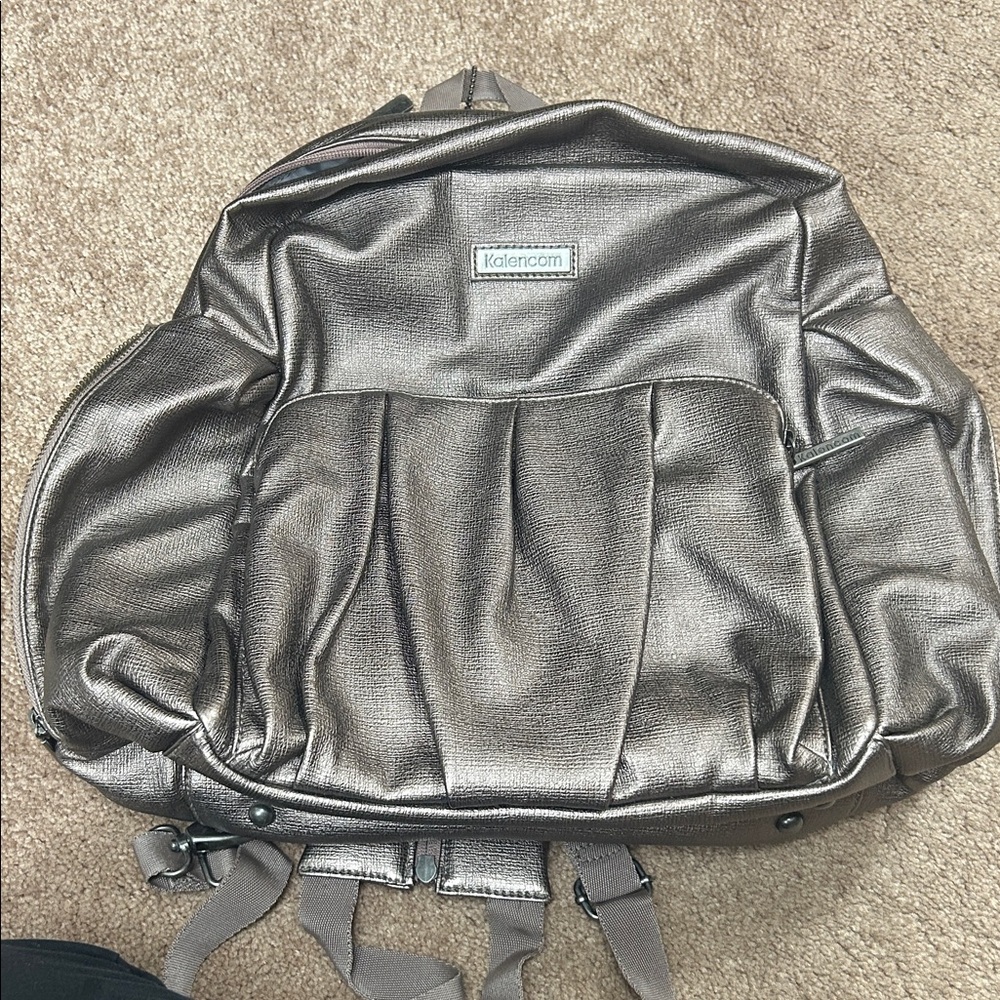 Kalencom Metallic Gray Baby Bag binD